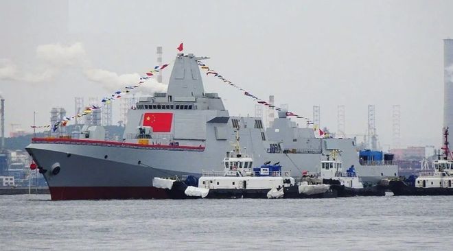 2艘055b艦即將下水